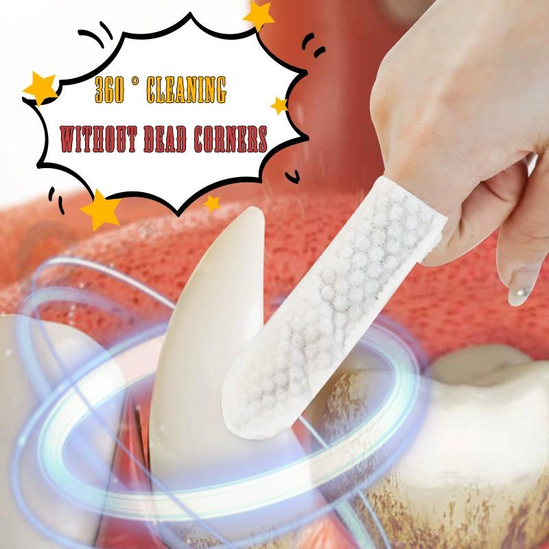 Pet Ear Cleaner - ผ้าเช็ดทำความสะอาดฟันสัตว์เลี้ยงเพื่อลมหายใจสดชื่นและสุขอนามัยในช่องปาก ผ้าเช็ดทำความสะอาดหูและดวงตาแมว ผ้าเช็ดทำความสะอาดฟันสุนัข
