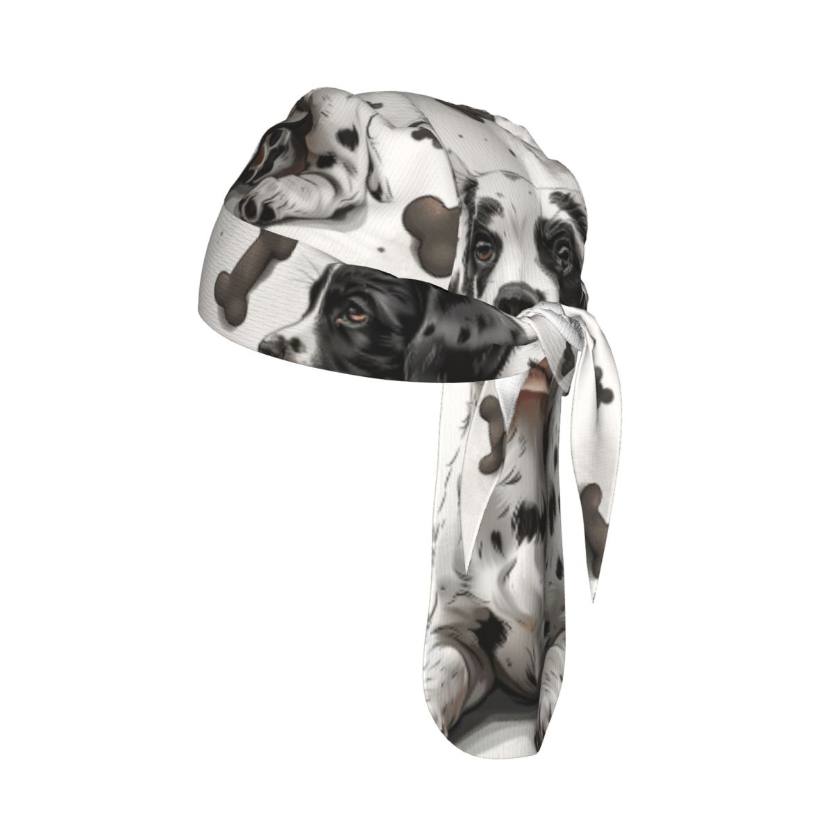 Dog Bandana Scarf - หมวกปั่นจักรยานแห้งเร็ว ระบายอากาศได้ดี ผ้าพันคอ ลายสุนัขดัลเมเชียน สำหรับวิ่งกลางแจ้ง เดินป่า