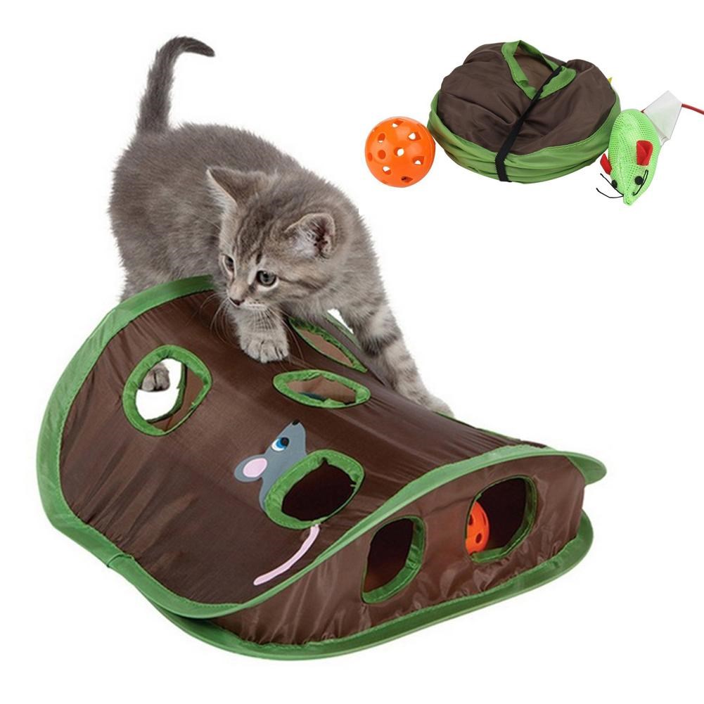 Cat Tunnel Toy - สัตว์เลี้ยงน่ารัก Cat Interactive ซ่อน Seek เกม