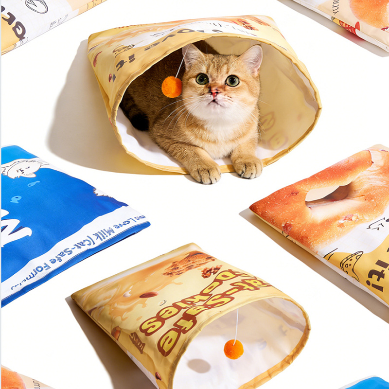 ของเล่นแมวแบบกระดาษขายดี ท่อแม - Cat Tunnel Toy บทวิจารณ์และราคา