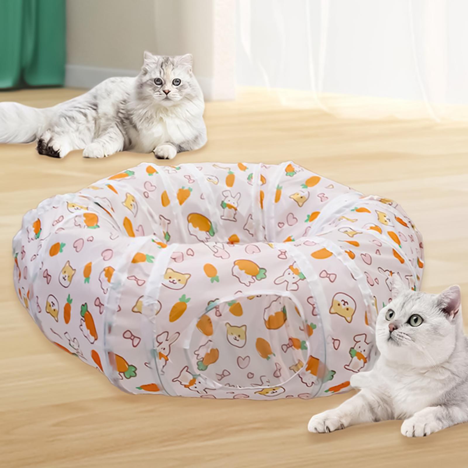 อุโมงค์แมวแบบพับได้ ของเล่นเขา - Cat Tunnel Toy บทวิจารณ์และราคา