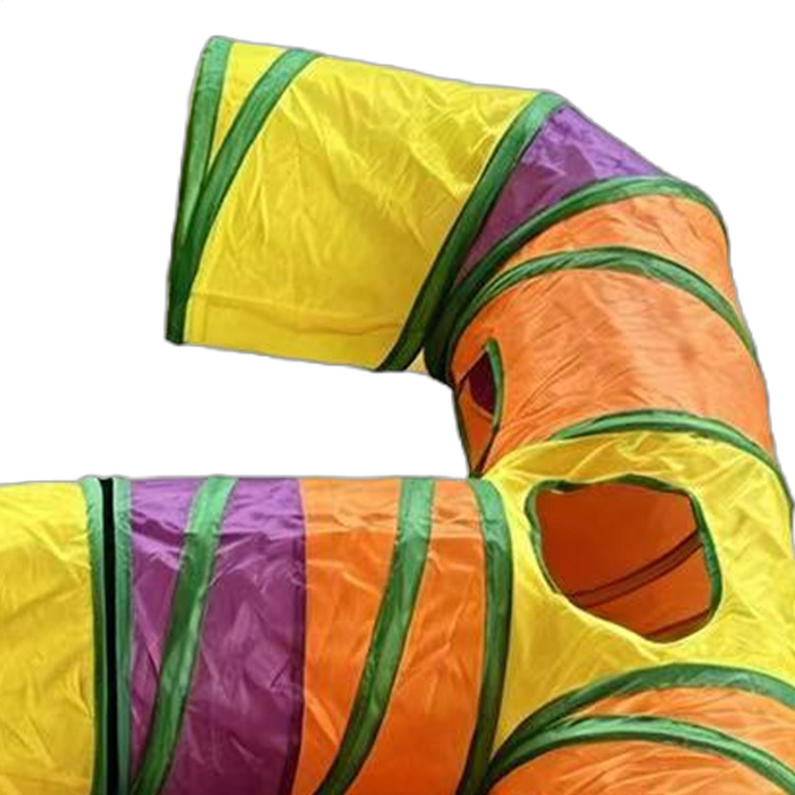 อุโมงค์แมวสีรุ้ง ของเล่นตกแต่ง - Cat Tunnel Toy บทวิจารณ์และราคา