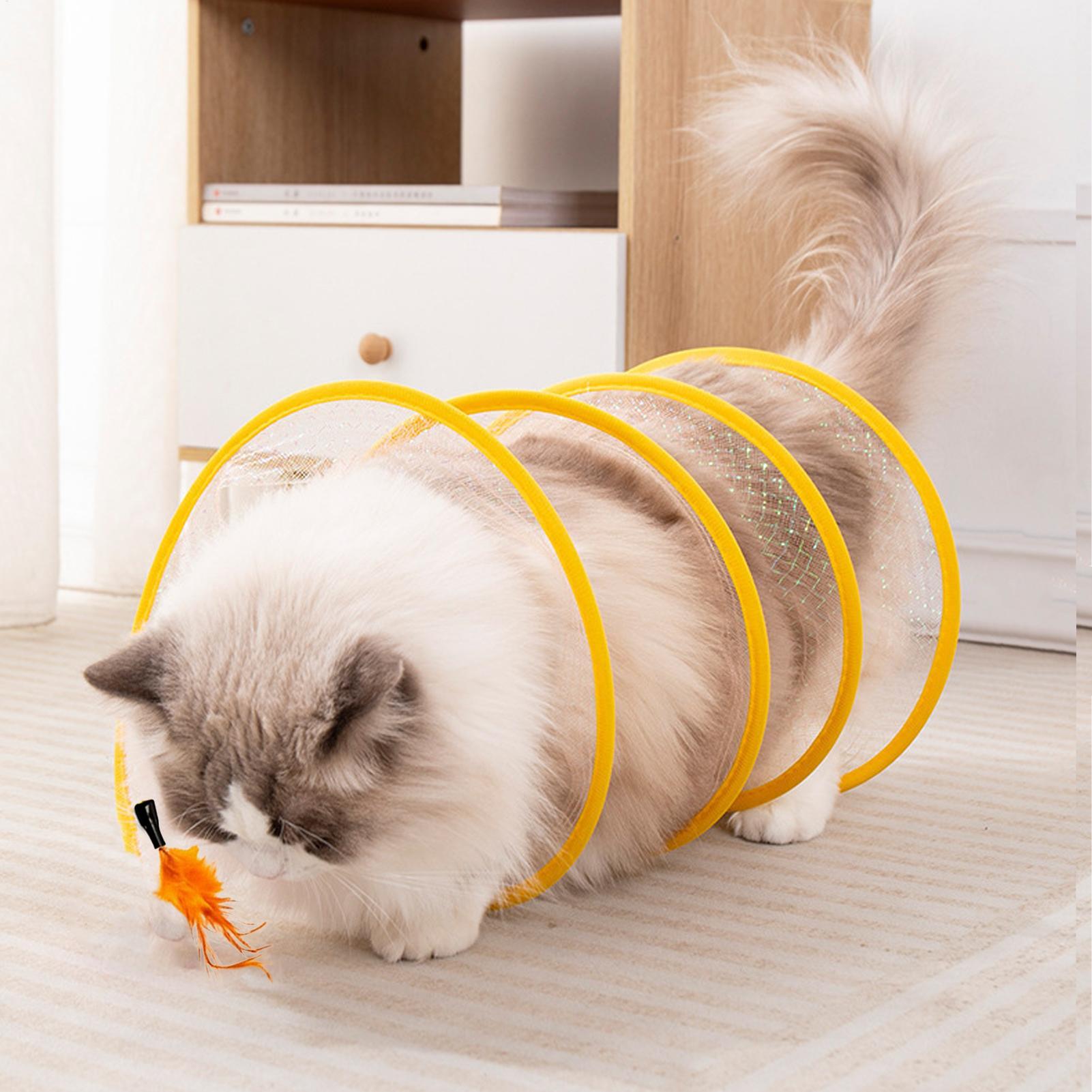 อุโมงค์ของเล่นแมว พับเก็บได้ พ - Cat Tunnel Toy บทวิจารณ์และราคา