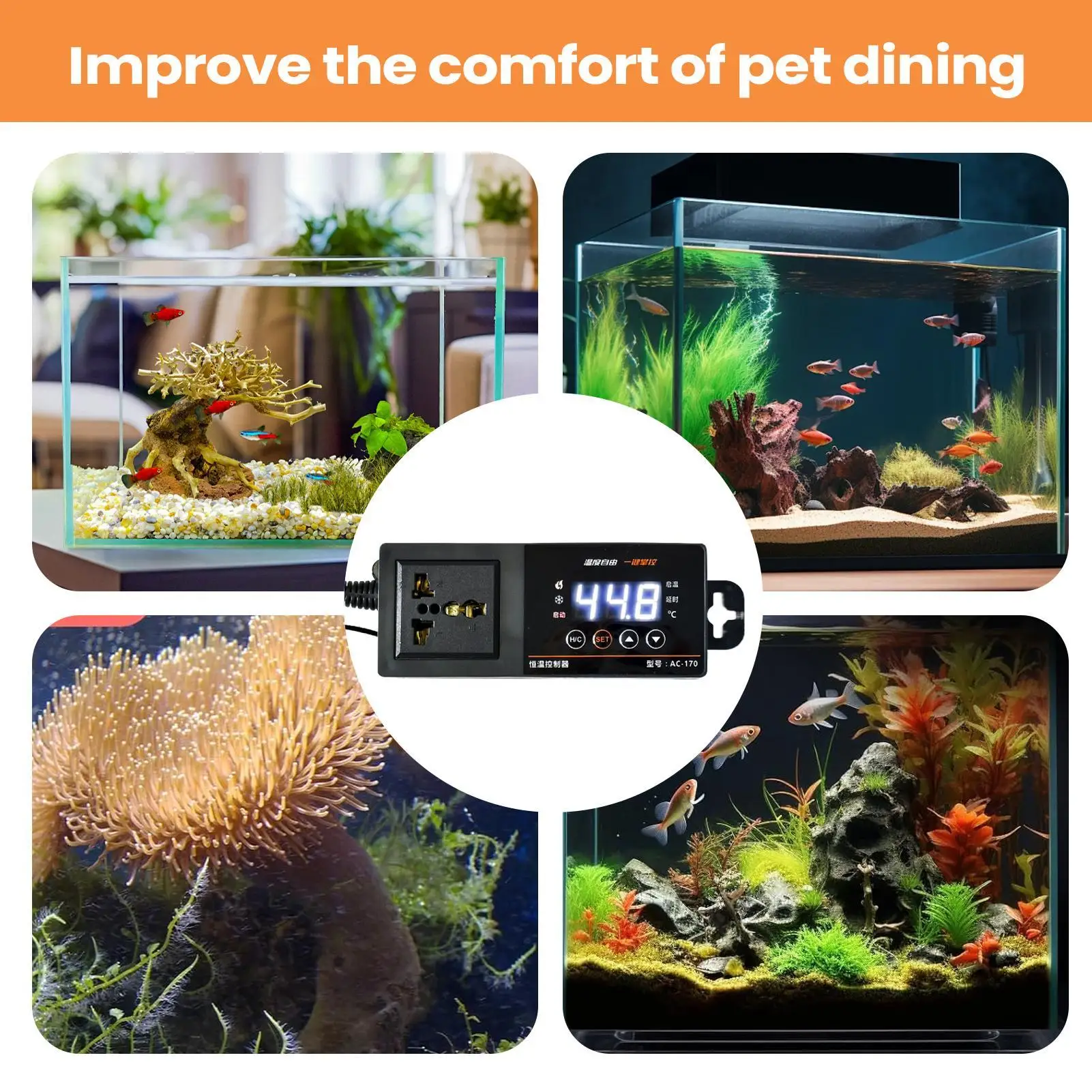 เทอร์โมสตัทสำหรับตู้เลี้ยงสัตว - Pet Supplies Uk บทวิจารณ์และราคา