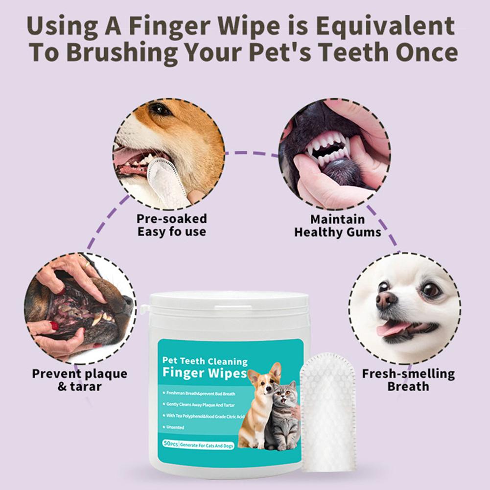 ผ้าเช็ดทำความสะอาดฟันสัตว์เลี้ - Pet Ear Cleaner บทวิจารณ์และราคา
