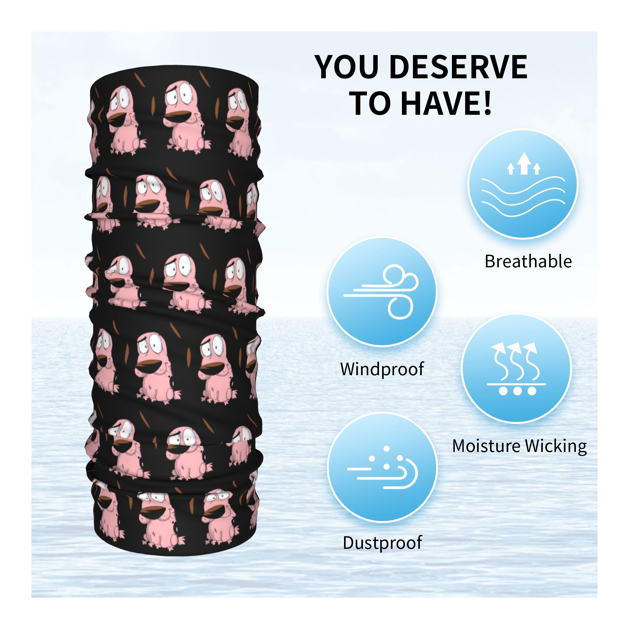 ที่คาดผมลายการ์ตูนสุนัขสุดเท่ห - Dog Bandana Scarf บทวิจารณ์และราคา