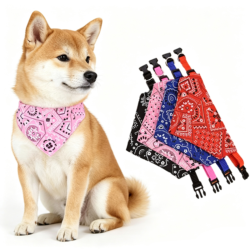 ผ้าพันคอสามเหลี่ยมสำหรับสัตว์เ - Dog Bandana Scarf บทวิจารณ์และราคา