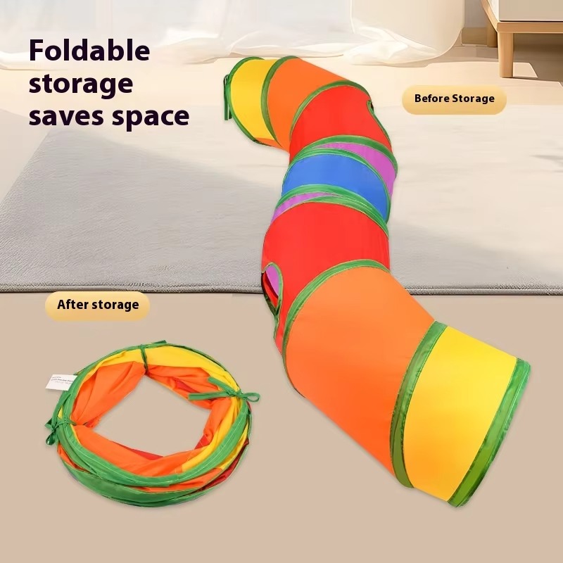 ของเล่นแมวแบบพับได้ 10 ชิ้น ท่ - Cat Tunnel Toy บทวิจารณ์และราคา