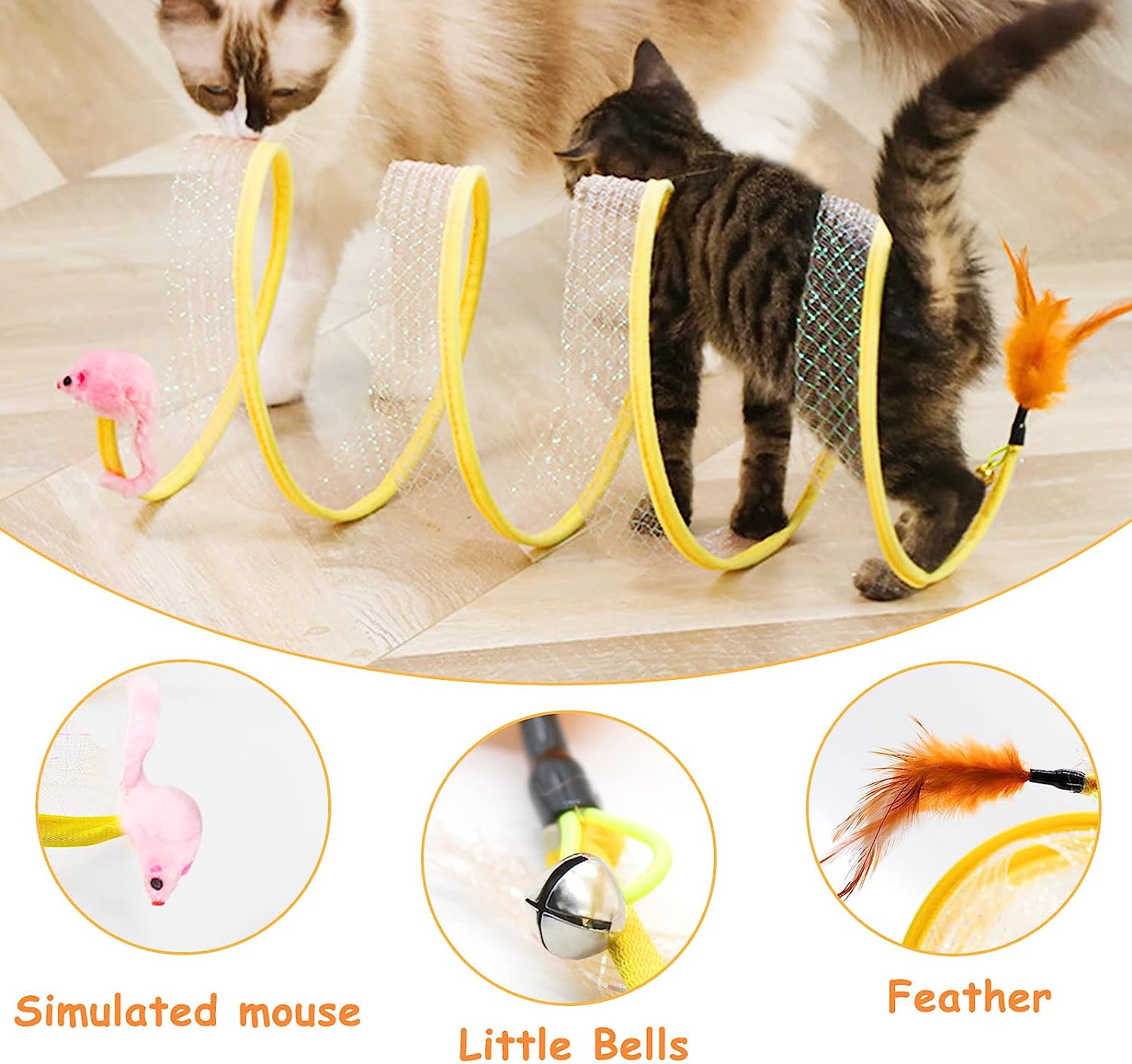 พับอุโมงค์แมว S ประเภทอุโมงค์แ - Cat Tunnel Toy บทวิจารณ์และราคา
