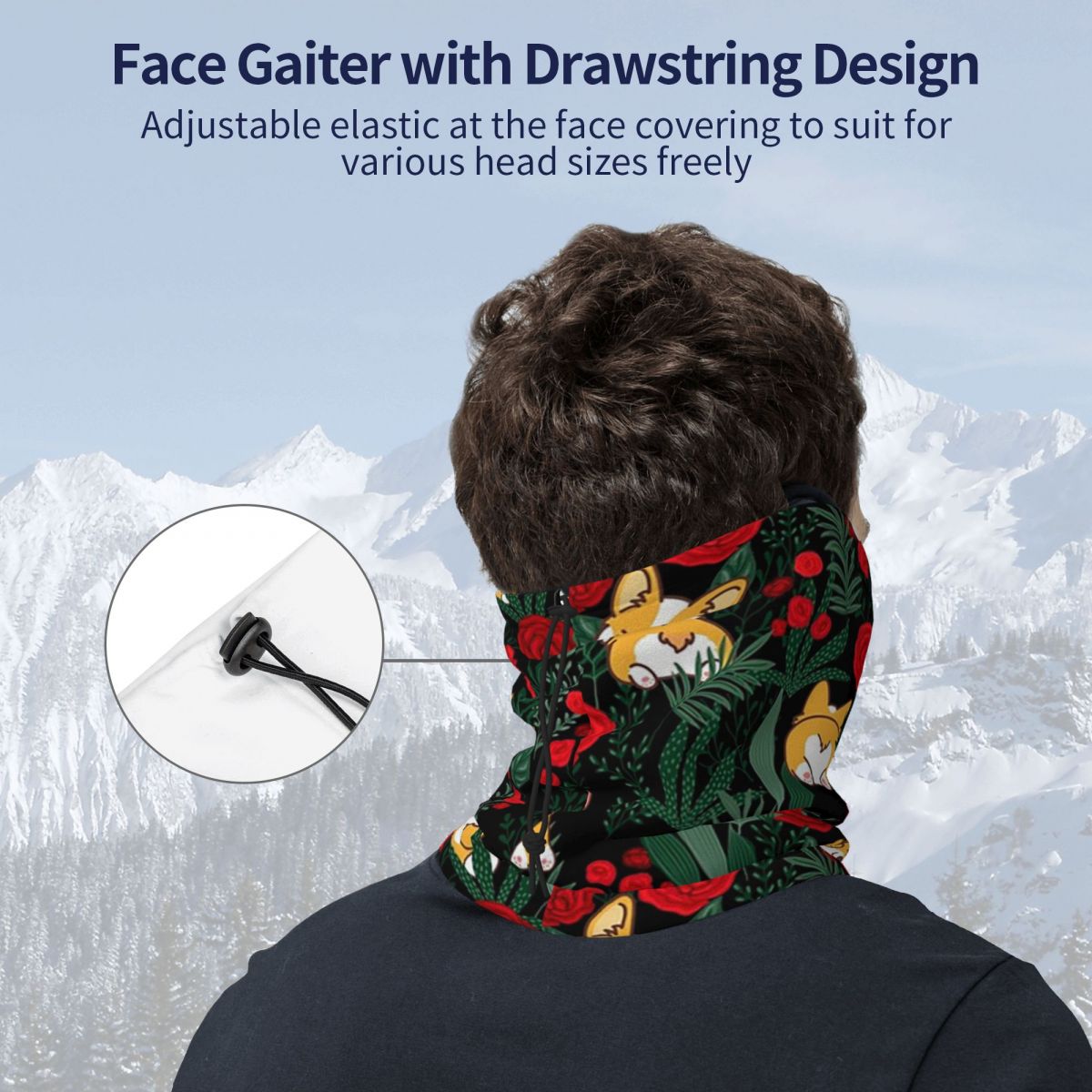 ผ้าพันคอพิมพ์ลายคอร์กี้ในสวน ผ - Dog Bandana Scarf บทวิจารณ์และราคา
