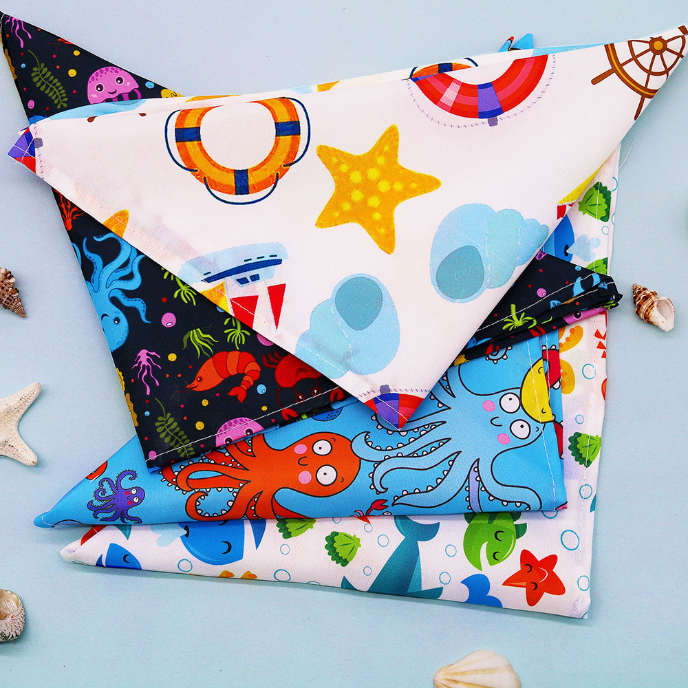 ผ้าพันคอสุนัข 50 ชิ้น แฟชั่นสไ - Dog Bandana Scarf บทวิจารณ์และราคา