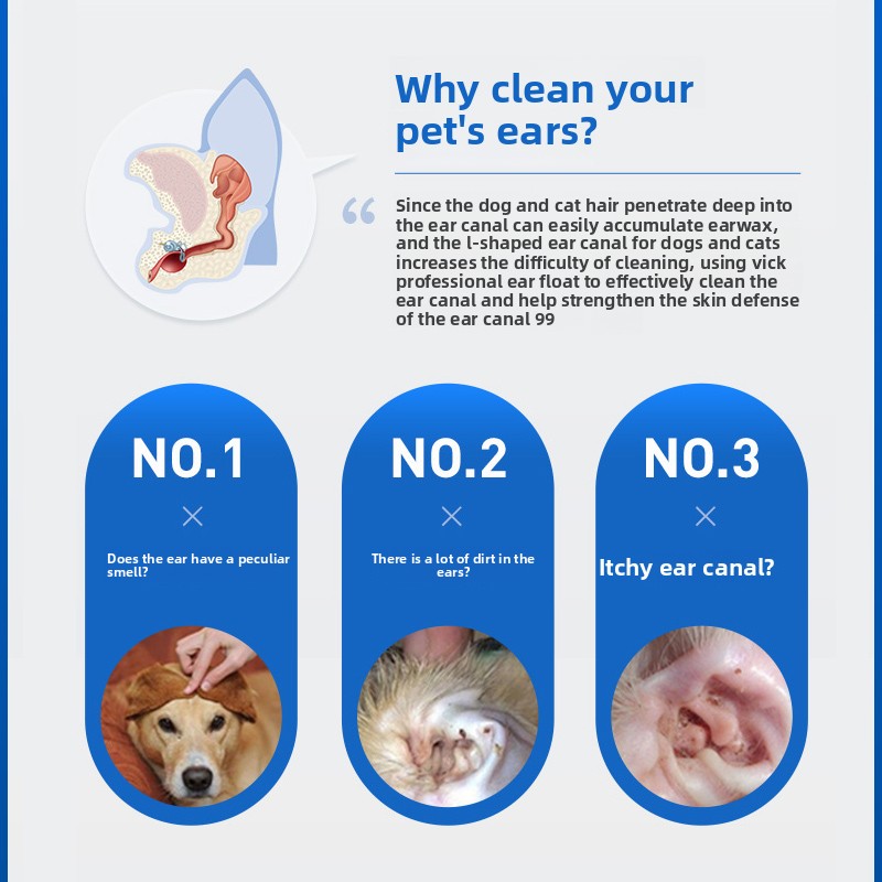 น้ำยาหยอดหูสำหรับสัตว์เลี้ยง P - Pet Ear Cleaner บทวิจารณ์และราคา