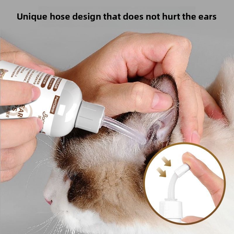 น้ำยาหยอดหูสำหรับสัตว์เลี้ยง P - Pet Ear Cleaner บทวิจารณ์และราคา