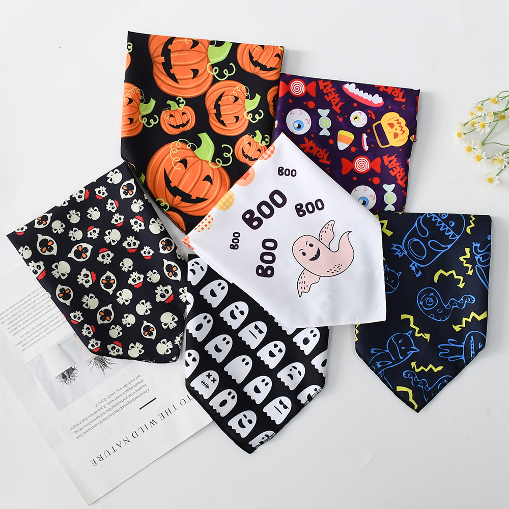 ผ้าพันคอรูปสามเหลี่ยมสำหรับสัต - Dog Bandana Scarf บทวิจารณ์และราคา