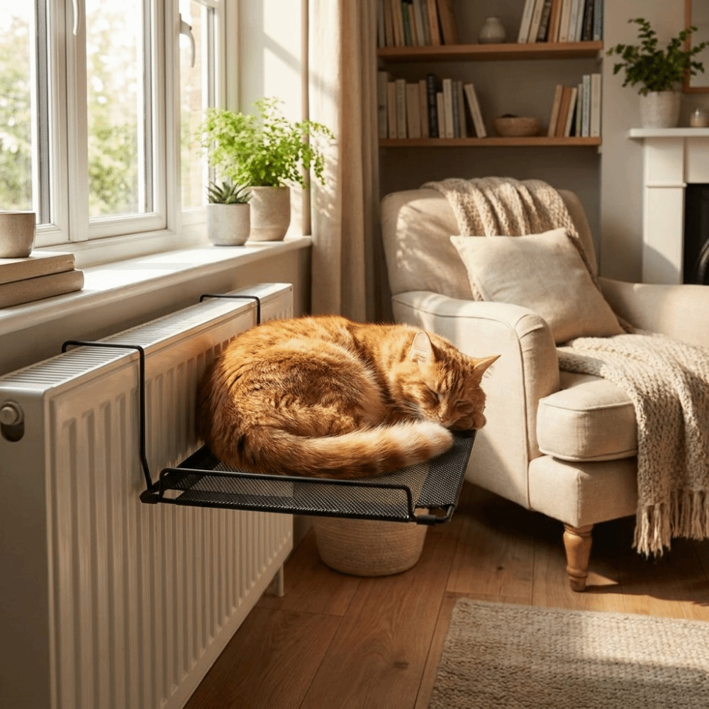 ที่นอนแมวแบบตาข่ายระบายอากาศ ต - Cat Window Perch บทวิจารณ์และราคา