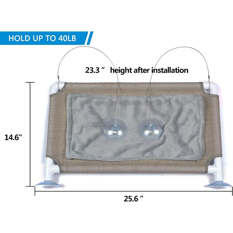 เปลแมวติดหน้าต่างแบบดูดติดแน่น - Cat Window Perch บทวิจารณ์และราคา